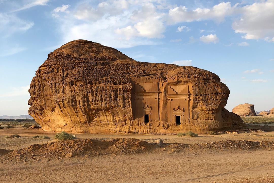 An archaeological dig site at Al-Ula